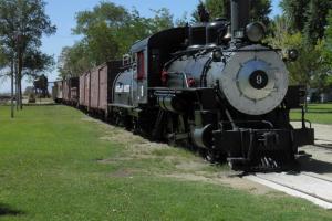 Slim Princess Engine No.9 with boxcars